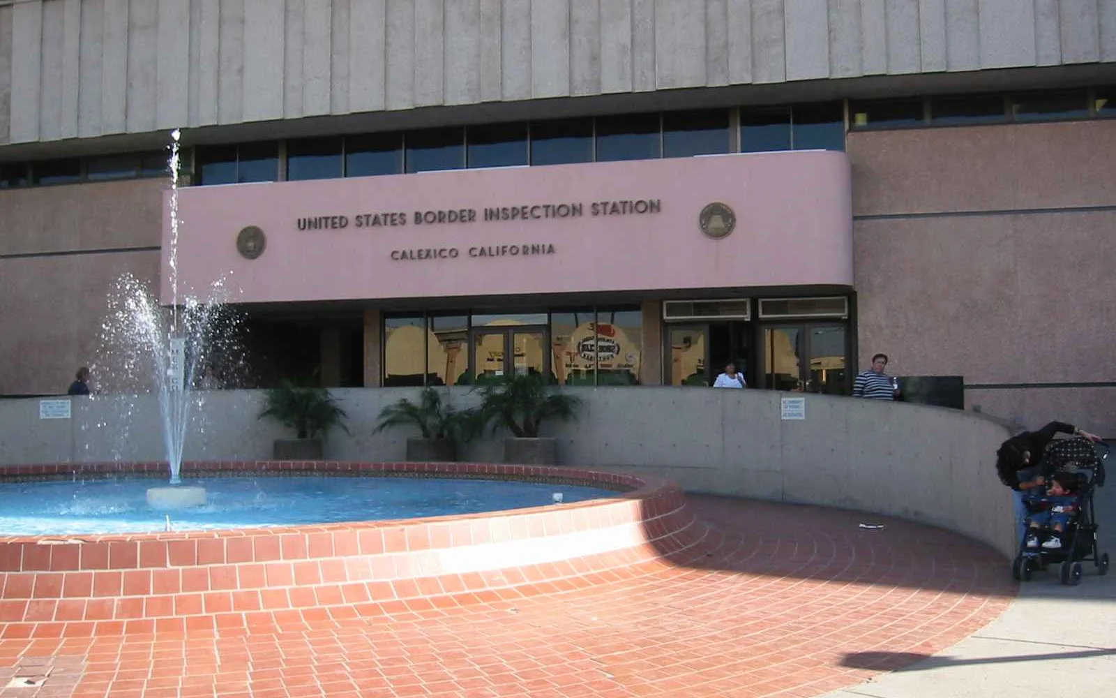 U.S. Customs and Border Protection facility at Calexico, California border crossing